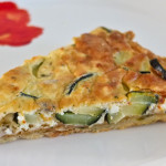 Schafskaese Zucchini Quiche