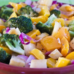 geroesteter gemuesesalat