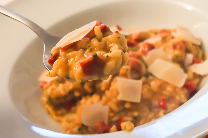 Scharfer Risotto mit Chorizo | Geschmacks-Sinn