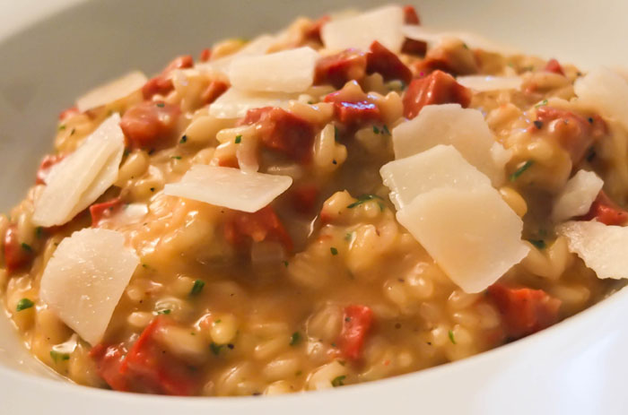 Scharfer Risotto mit Chorizo | Geschmacks-Sinn