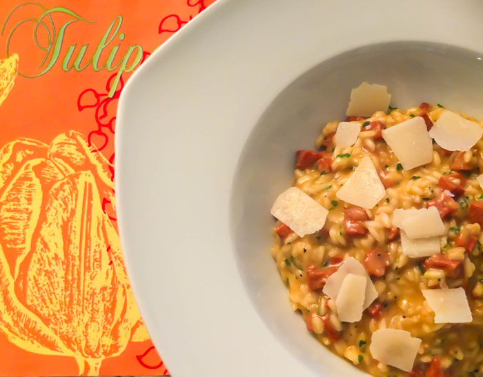 Scharfer Risotto mit Chorizo | Geschmacks-Sinn