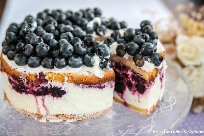 Blaubeer-Quark-Torte mit tierischem Hightlight | Geschmacks-Sinn