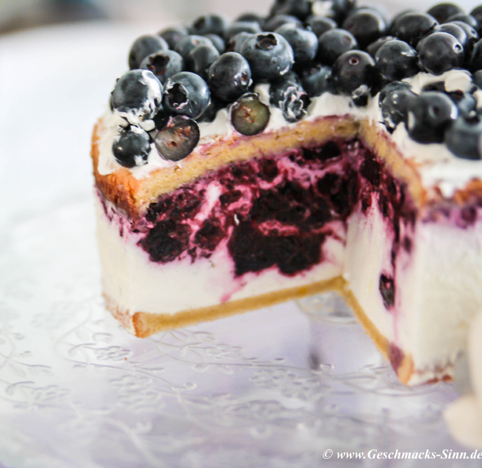 Blaubeer-Quark-Torte mit tierischem Hightlight | Geschmacks-Sinn