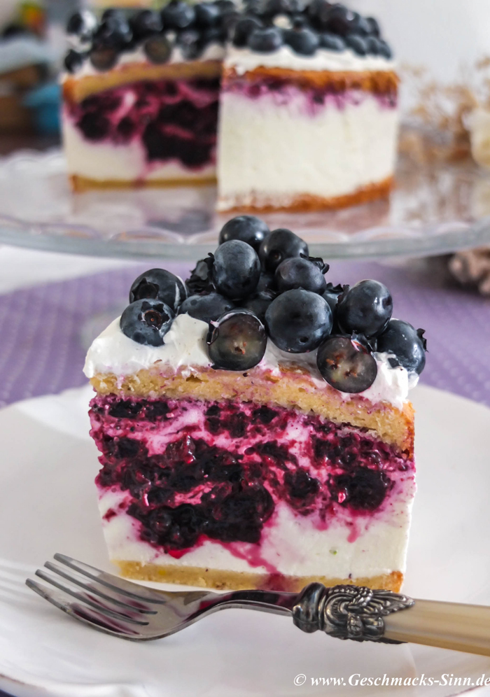 Blaubeer-Quark-Torte mit tierischem Hightlight | Geschmacks-Sinn