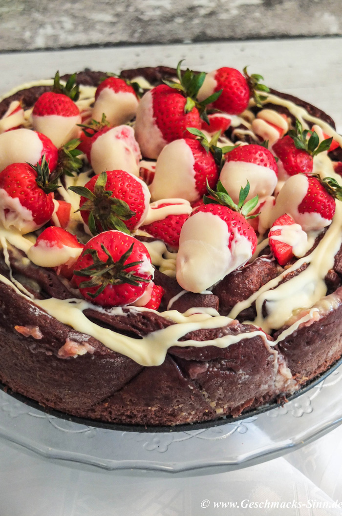 Erdbeer-Schokoladen-Pinwheel | Geschmacks-Sinn Erdbeer-Schokoladen-Pinwheel | Geschmacks-Sinn